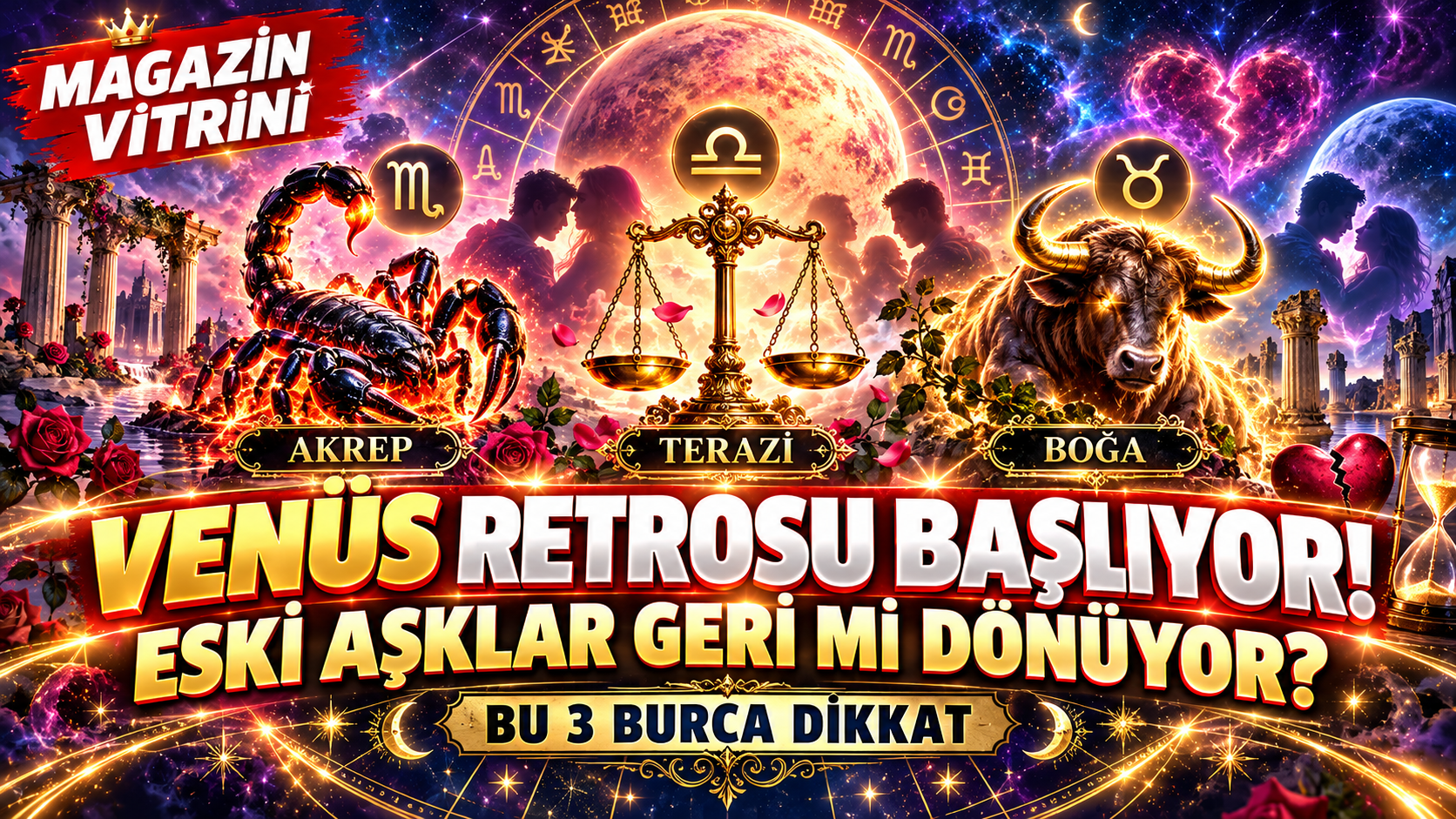 Eski Aşklar Geri mi Dönüyor? 3 Ekim'de Venüs Retrosu Başlıyor! Bu 3 Burç İçin Dikkat Çeken Dönem
